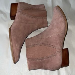 JOE'S booties  Pink/suede